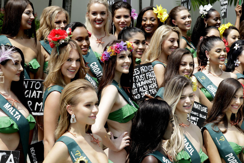 Miss Earth 2019 adayları çevreci sloganlarla boy gösterdi - Resim: 4