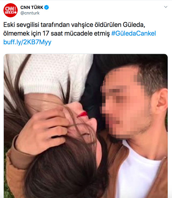 Güleda Cankel'in haberini yapan CNN Türk'ün seçtiği fotoğrafa tepki yağdı! - Resim: 1