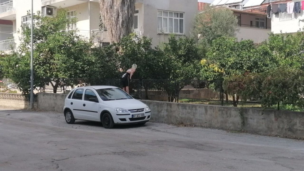 İsveçli özgür kız üzerindeki kıyafetlerini çıkardı Manavgat'ı karıştırdı - Resim: 4