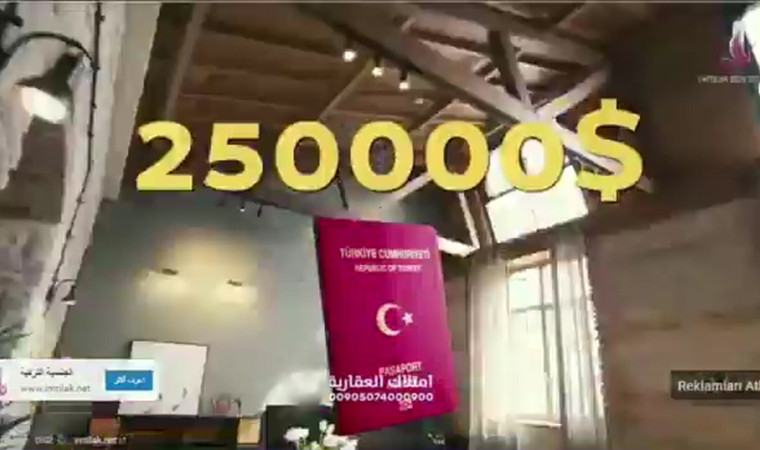 Arap ülkelerinde yayınlanan reklam filmi olay yarattı: 250 bin dolara hem konut hem vatandaşlık - Resim: 1