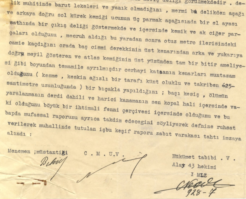 89. yıl dönümünde arşiv belgelerine göre Asteğmen Mustafa Fehmi Kubilay'ın katledilişi! - Resim: 4