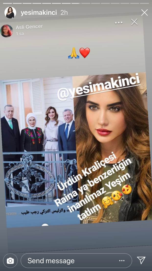 Kraliçe Rania ve Yeşim Akıncı benzerliği sosyal medyayı salladı - Resim: 2
