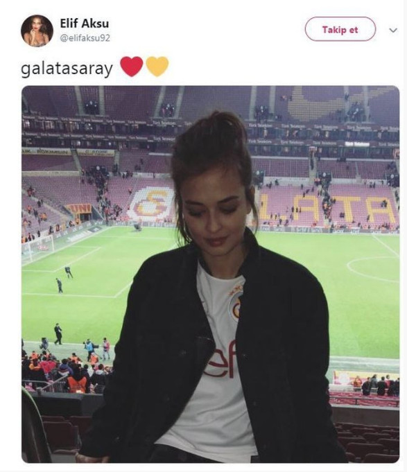 Galatasaray maçında Elif Aksu sürprizi - Resim: 3