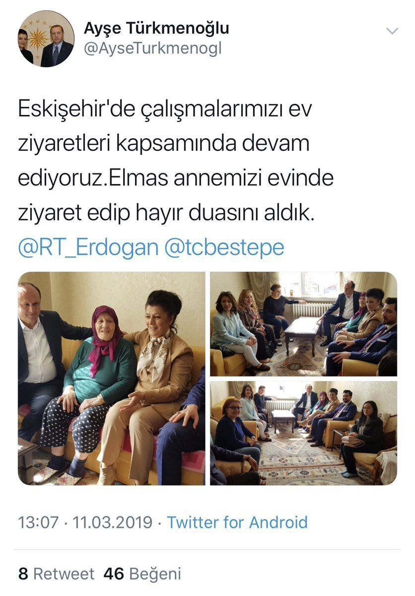Erdoğan'ın Başdanışmanı Türkmenoğlu, seçim ziyaretleri kapsamında kendi evine gitti - Resim: 1