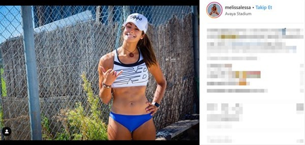Güzel plaj voleybolcusu Melissa Fuchs sosyal medyayı sallıyor - Resim: 2