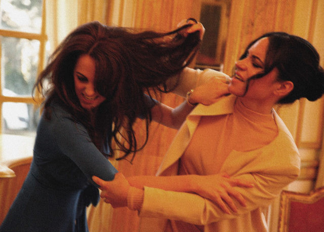 Sarayda Meghan Markle ve Kate Middleton saç saça kavga ederse - Resim: 2