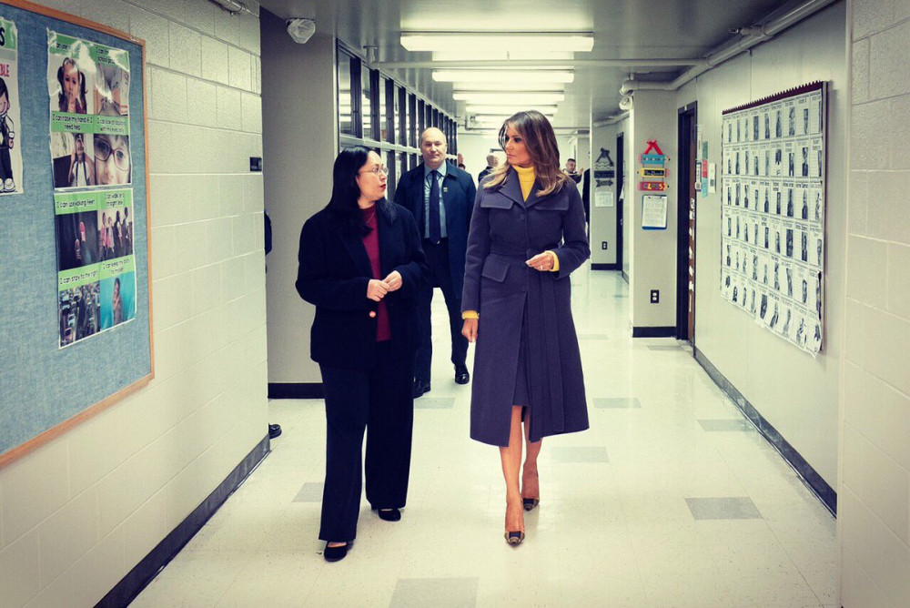 Melania Trump FETÖ okulunu ziyaret etti - Resim: 1