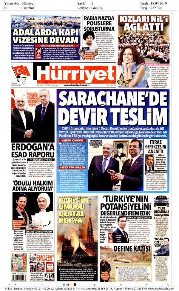 Başkan Ekrem İmamoğlu'nu hangi gazete nasıl gördü? - Resim: 1