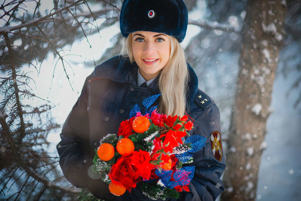 Rusya'da Ulusal Muhafızlar Birliği'nin en güzel kadınları belirlendi - Resim: 1