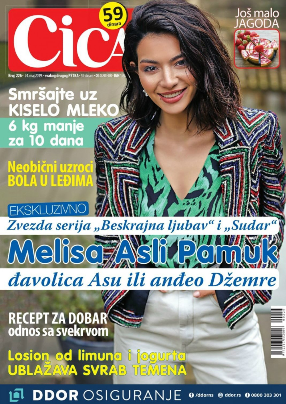 Çarpışma'nın yıldızı Melisa Aslı Pamuk Sırbistan dergisine kapak oldu - Resim: 1