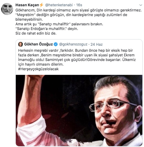 Ekrem İmamoğlu'na destek veren Gökhan Özoğuz'a Hasan Kaçan'dan olay tepki: Palavrayı bırakın - Resim: 3