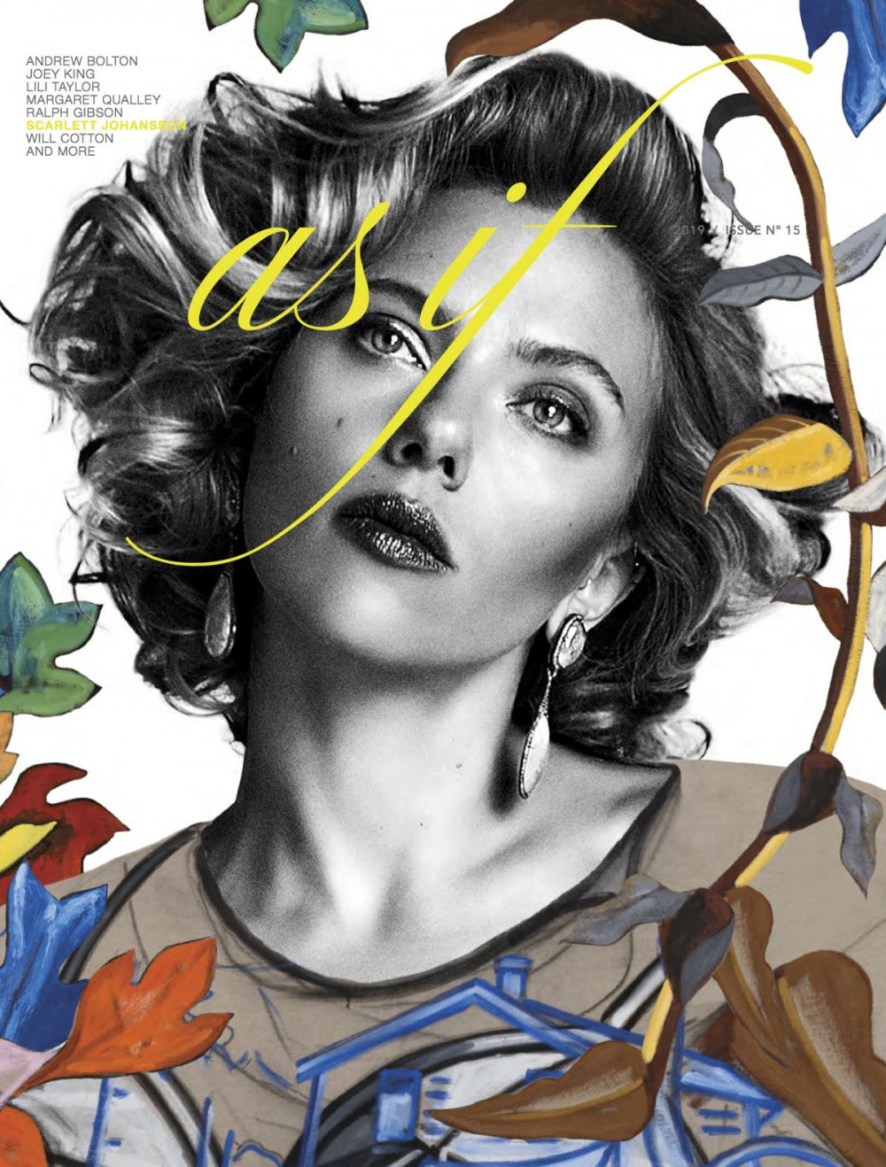 Scarlett Johansson AS IF Magazine'e kapak oldu! - Resim: 1