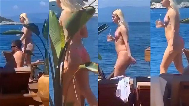 Aleyna Tilki kilo eleştirilerine inat bikinili pozlara devam ediyor! - Resim: 1