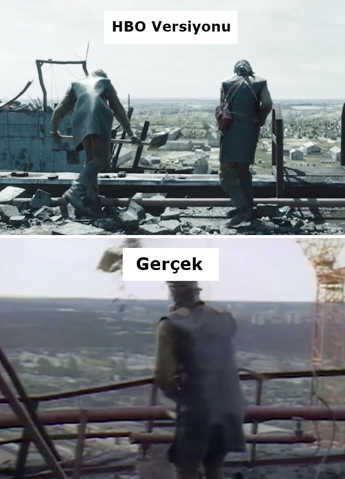 Karşılaştırmalı fotoğrafla gerçek Çernobil ve HBO versiyonu - Resim: 2