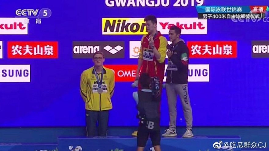 Çinli atlet dünya şampiyonu oldu Avustralyalı rakibi podyuma çıkmadı! - Resim: 2