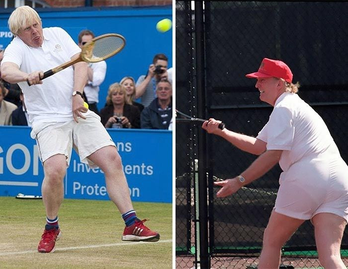 İngiltere Başbakanı Johnson ile ABD Başkanı Trump'ın şaşırtıcı benzerliği - Resim: 2