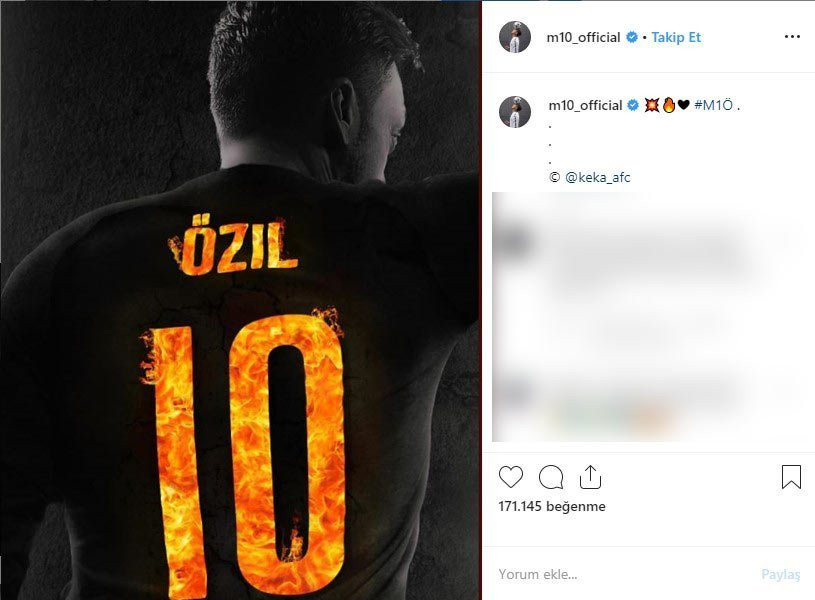 Mesut Özil'den Fenerlileri heyecanlandıran paylaşım! - Resim: 4