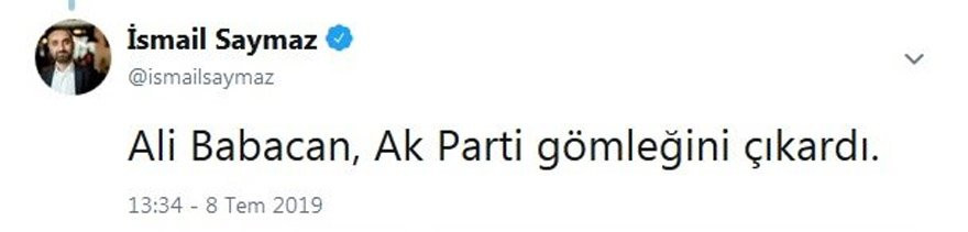 Ali Babacan’ın AKP’den istifası sosyal medyada da konuşuldu! - Resim: 3