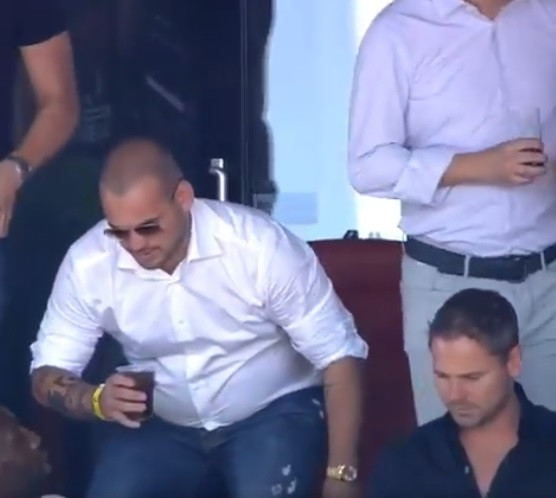 Wesley Sneijder'in kilolu hali sosyal medyayı salladı - Resim: 4