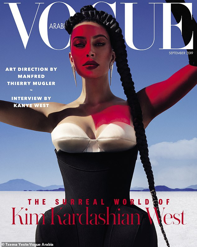 Kim Kardashian Vogue Arabistan'ın kapak kızı oldu - Resim: 1