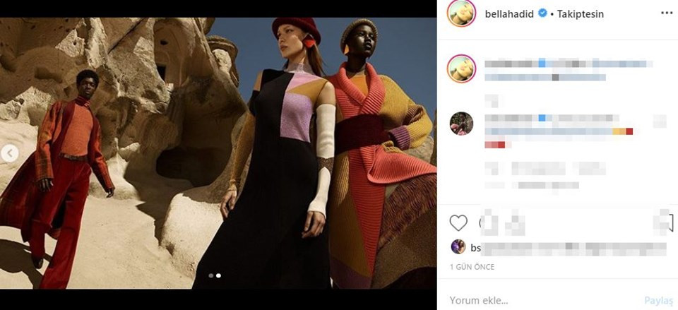 Bella Hadid'in Kapadokya paylaşımları kendisi kadar güzel! - Resim: 3