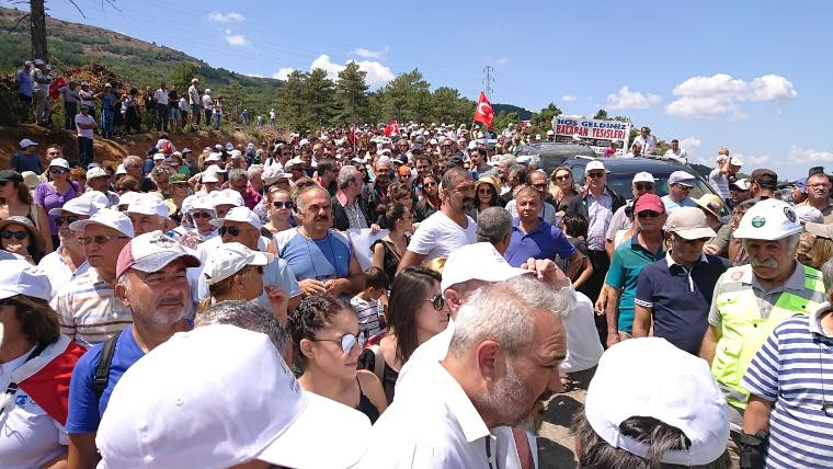 Kaz Dağları'nda nöbet: Çevreciler maden sahasına girdi - Resim: 1