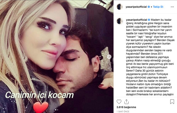 Yaşar İpek'ten Seren Serengil'e: Çıplak videolarım da mı çıkacak? - Resim: 2