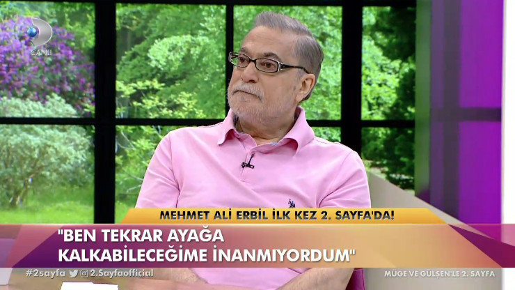 Mehmet Ali Erbil ilk kez anlattı: Yürüyemeyeceksem fişimi çekin! - Resim: 1