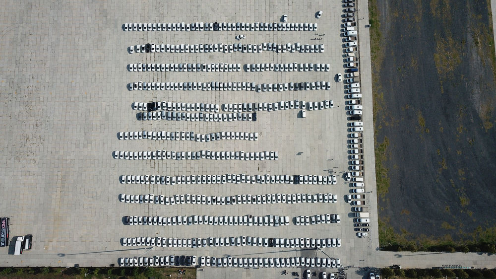 Yenikapı'daki İBB'ye ait yüzlerce araç havadan görüntülendi - Resim: 3