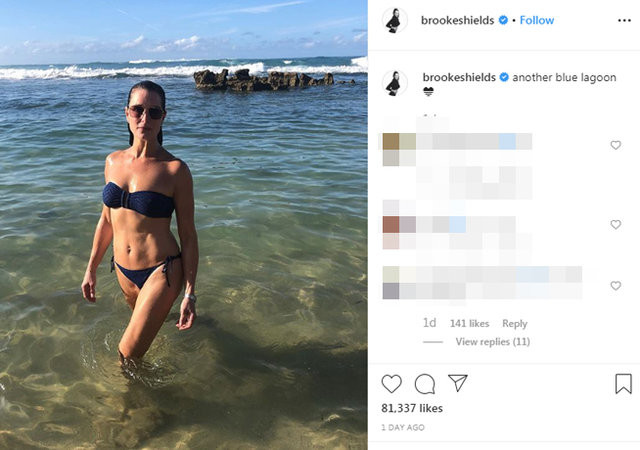 Brooke Shields'dan bikinili poz - Resim: 3