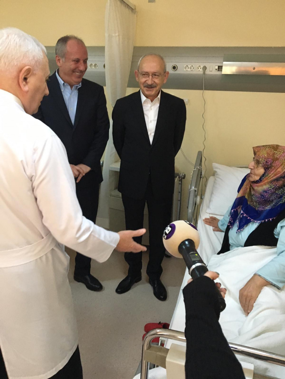 Kılıçdaroğlu'ndan Muharrem İnce’nin annesine hastane ziyareti - Resim: 1