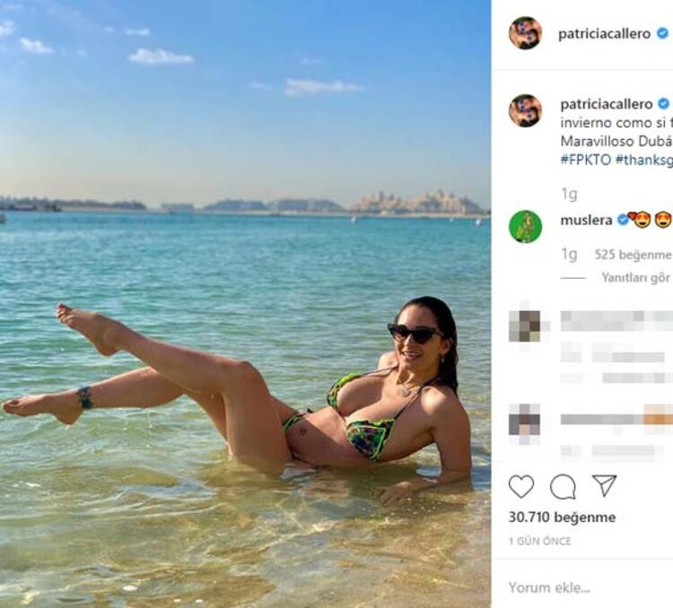 Muslera'nın eşi Patricia Callero bikinili pozuyla Instagram'ı salladı - Resim: 2