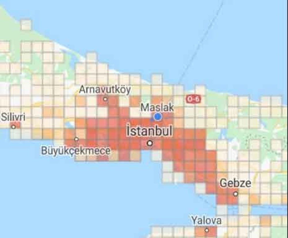 İstanbul'da koronavirüs haritası kıpkırmızı oldu - Resim: 4