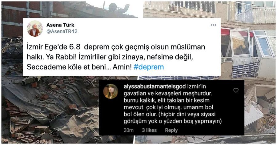 İzmir depremi sonrası sosyal medyada kan donduran paylaşımlar - Resim: 2