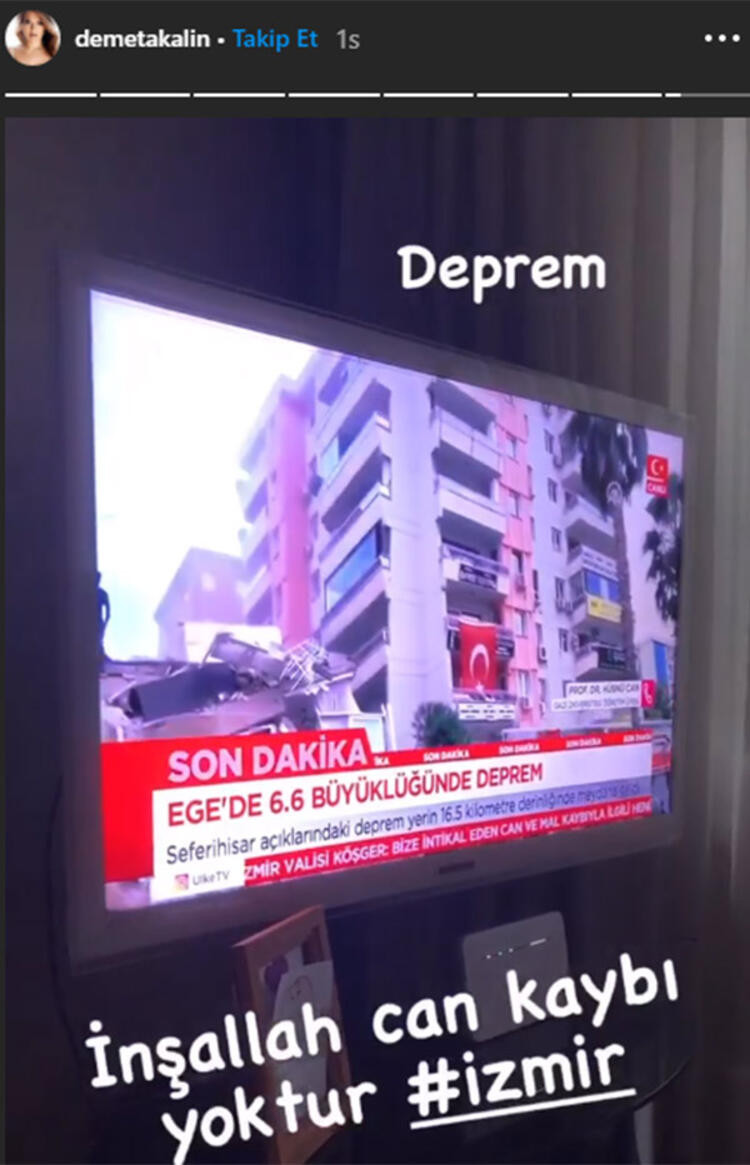 Ünlülerden duygulandıran İzmir depremi paylaşımları - Resim: 2