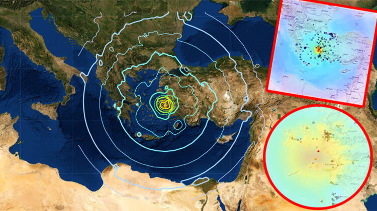 USGS İzmir depremi haritasında dikkat çeken detaylar - Resim: 1