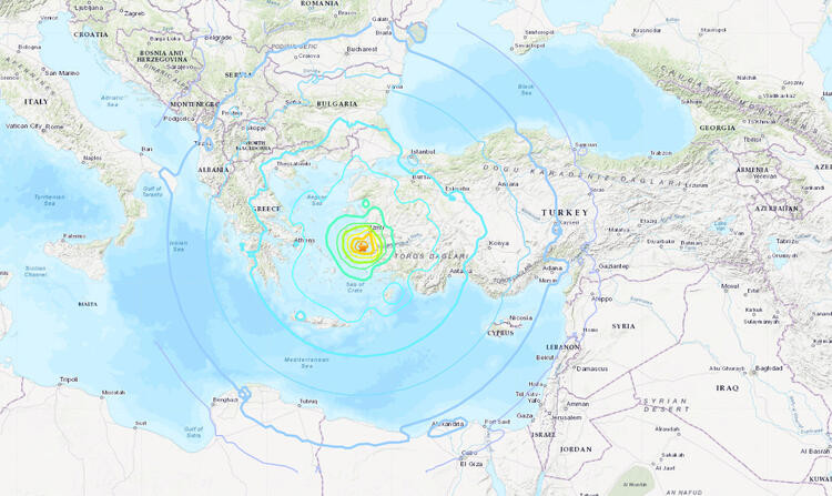 USGS İzmir depremi haritasında dikkat çeken detaylar - Resim: 3