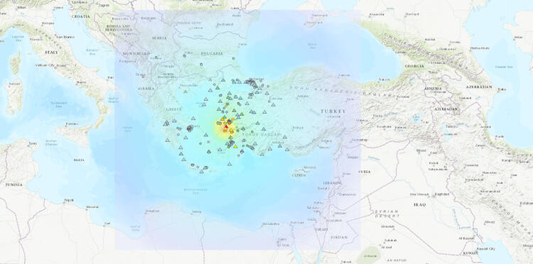 USGS İzmir depremi haritasında dikkat çeken detaylar - Resim: 4