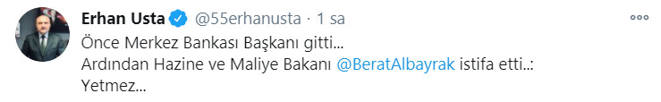 Berat Albayrak'ın istifası sosyal medyayı salladı - Resim: 2