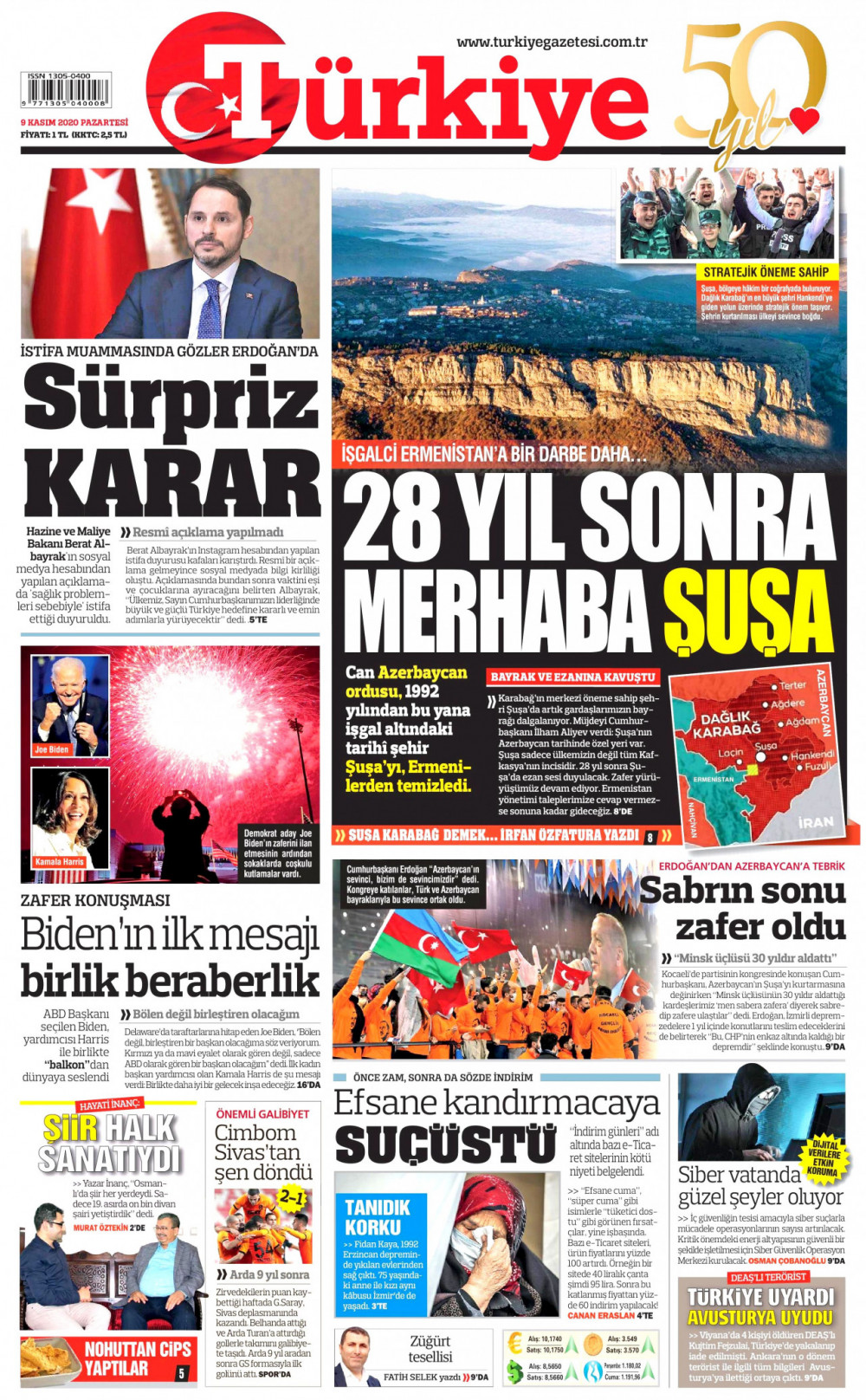 AKP kontrolündeki Hürriyet, Sabah ve diğer gazeteler Berat Albayrak'ın istifasını görmedi - Resim: 3