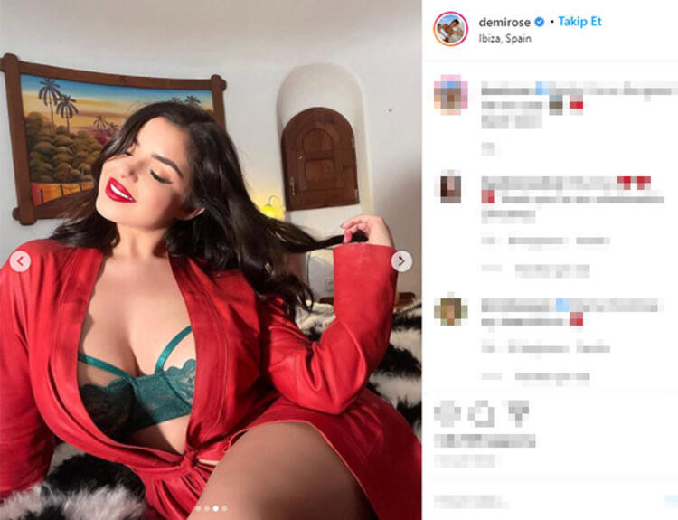 Demi Rose'dan Noel pozları - Resim: 1