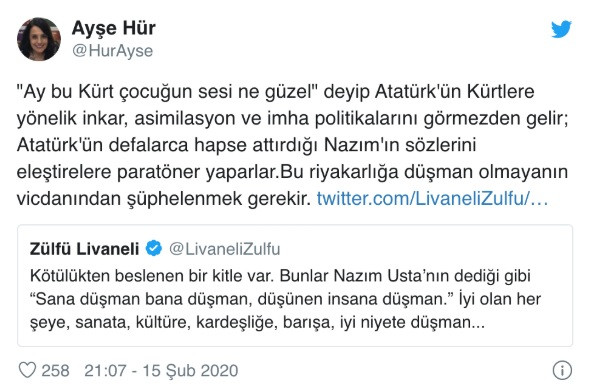 Zülfü Livaneli ile Ayşe Hür arasında Kürt tartışması - Resim: 4