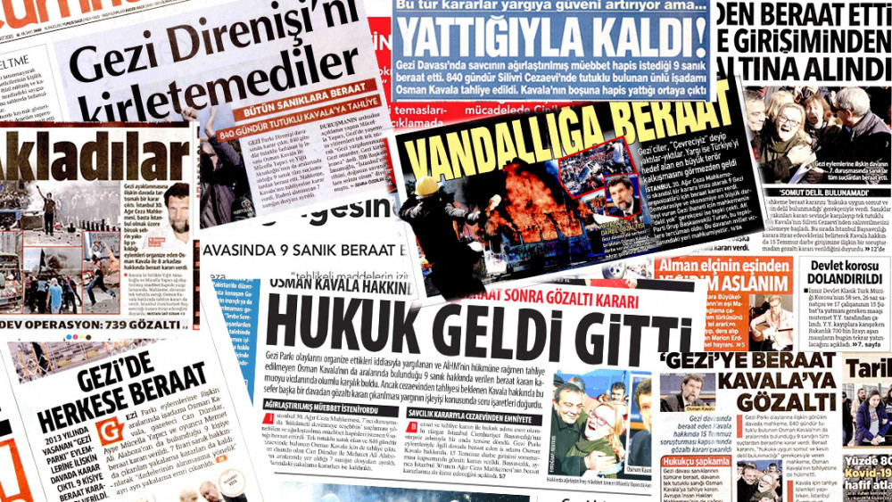 Gazeteler Gezi davası ve Osman Kavala hakkındaki gözaltı kararını nasıl gördü? - Resim: 1