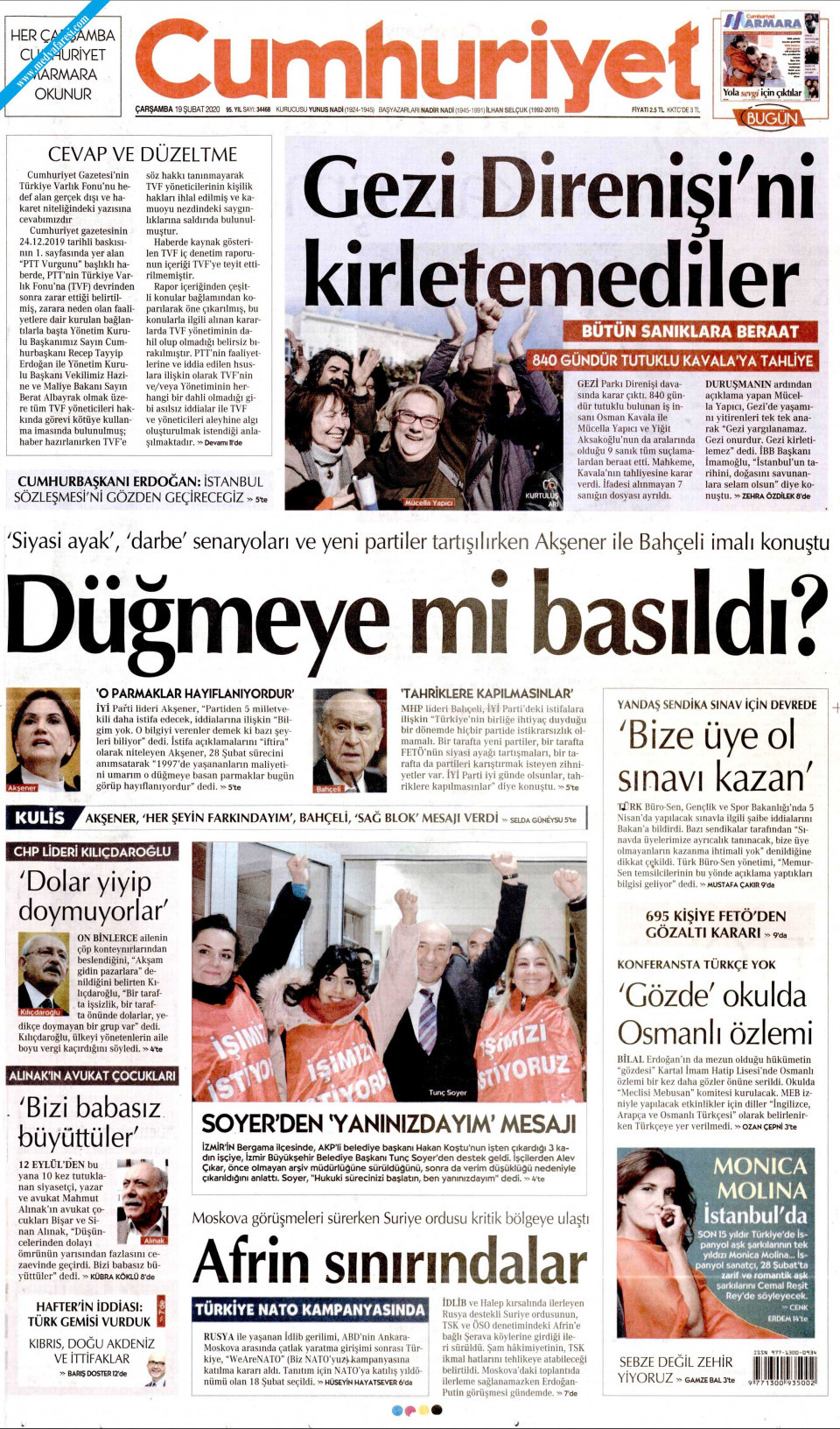 Gazeteler Gezi davası ve Osman Kavala hakkındaki gözaltı kararını nasıl gördü? - Resim: 2