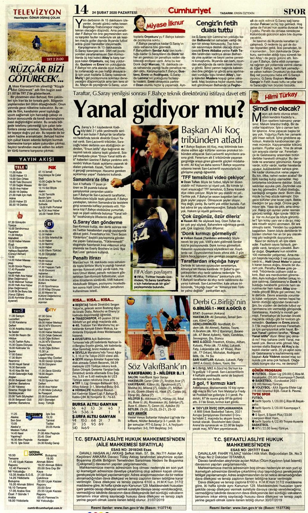Fenerbahçe Galatasaray derbisini hangi gazete nasıl gördü? - Resim: 4