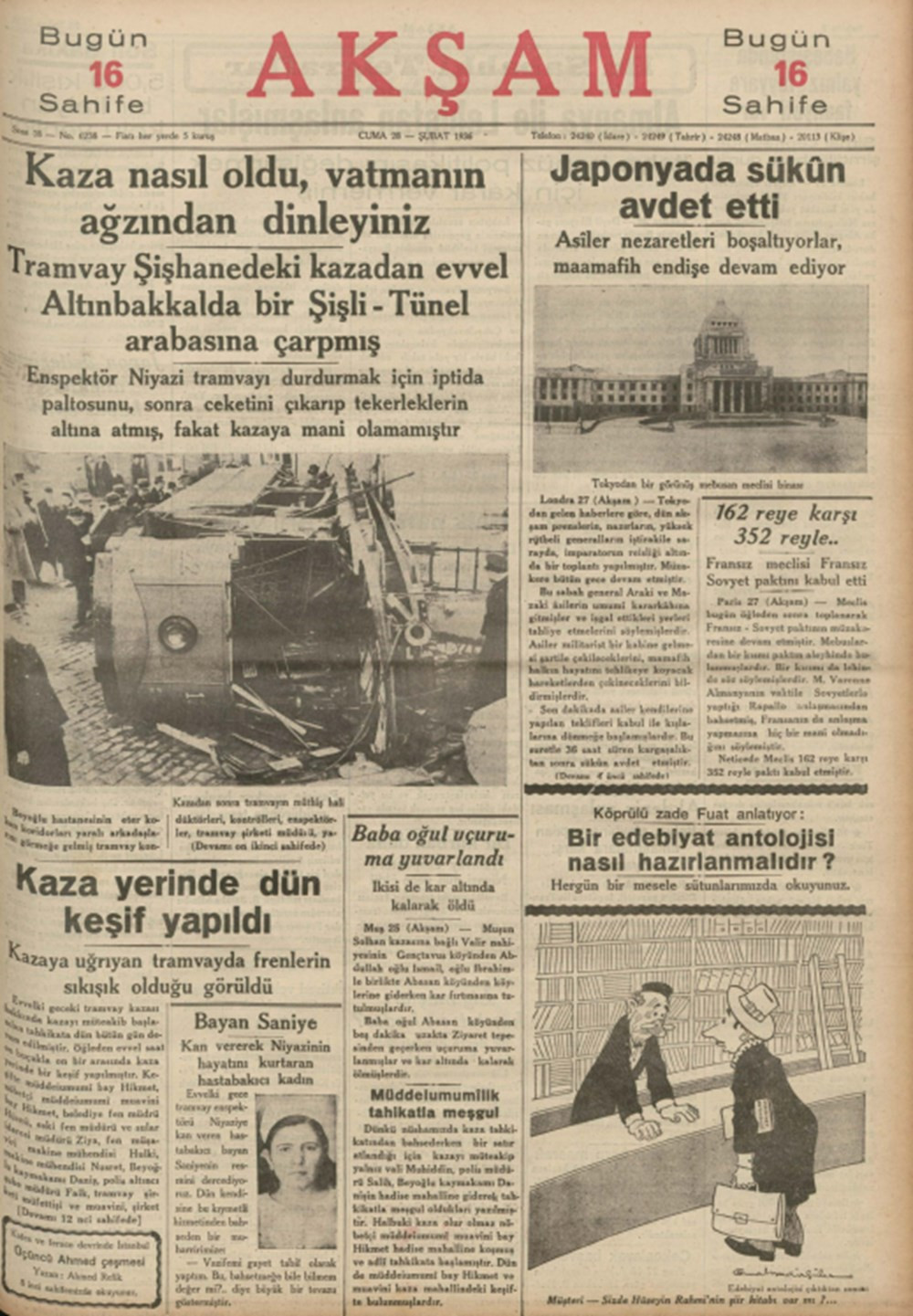 Tarihte bugünün gazete manşetleri (28 Şubat) - Resim: 1