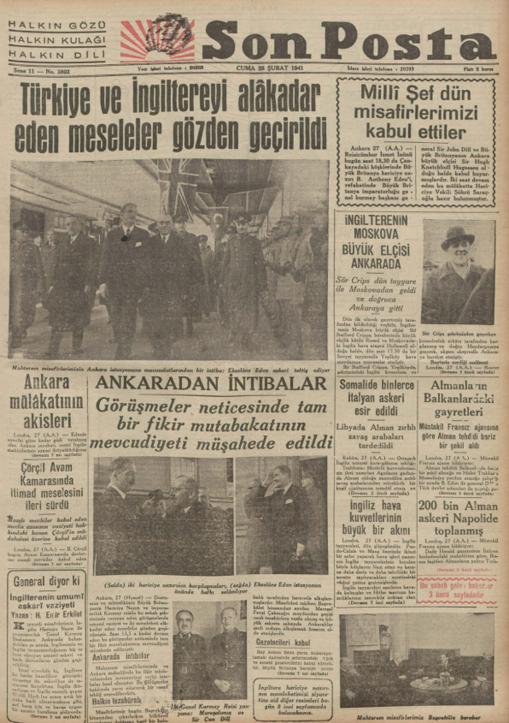 Tarihte bugünün gazete manşetleri (28 Şubat) - Resim: 3