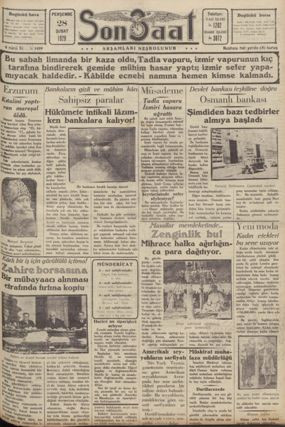 Tarihte bugünün gazete manşetleri (28 Şubat) - Resim: 4