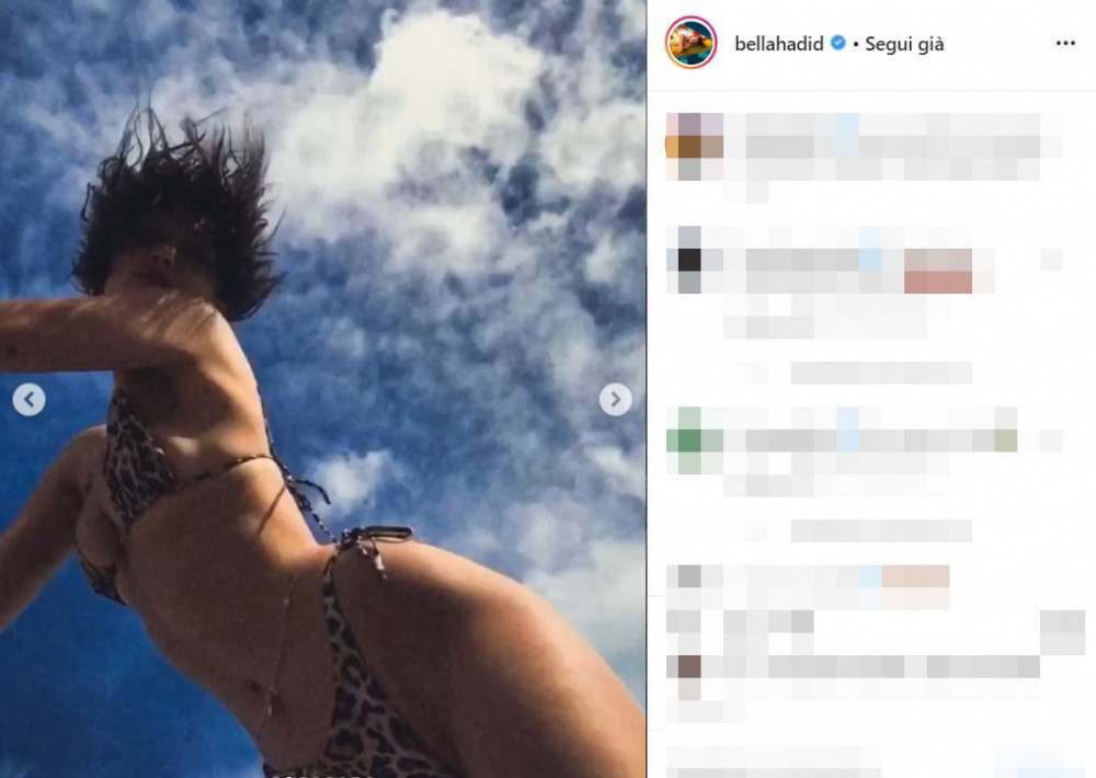 Bella Hadid'in leopar bikinisi sosyal medyada gündem - Resim: 2