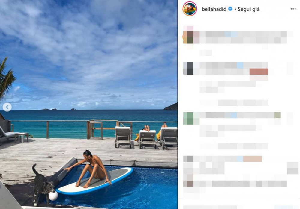 Bella Hadid'in leopar bikinisi sosyal medyada gündem - Resim: 3